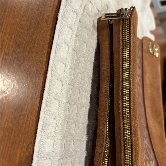 Michael Kors Tan Suede Knee-High Boots - Picture 6 of 8